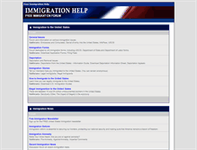 Tablet Screenshot of immigrationhelp.org